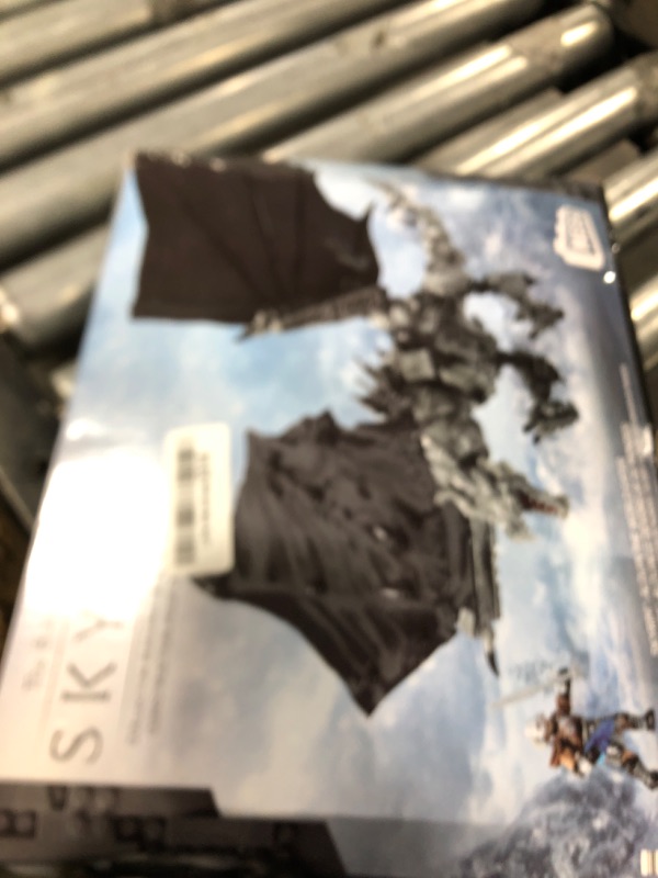 Photo 1 of ?MEGA Skyrim Action Figures Building Toys, Alduin The World Eater with 619 Pieces, with 1 Dragonborn Figure, for Collectors