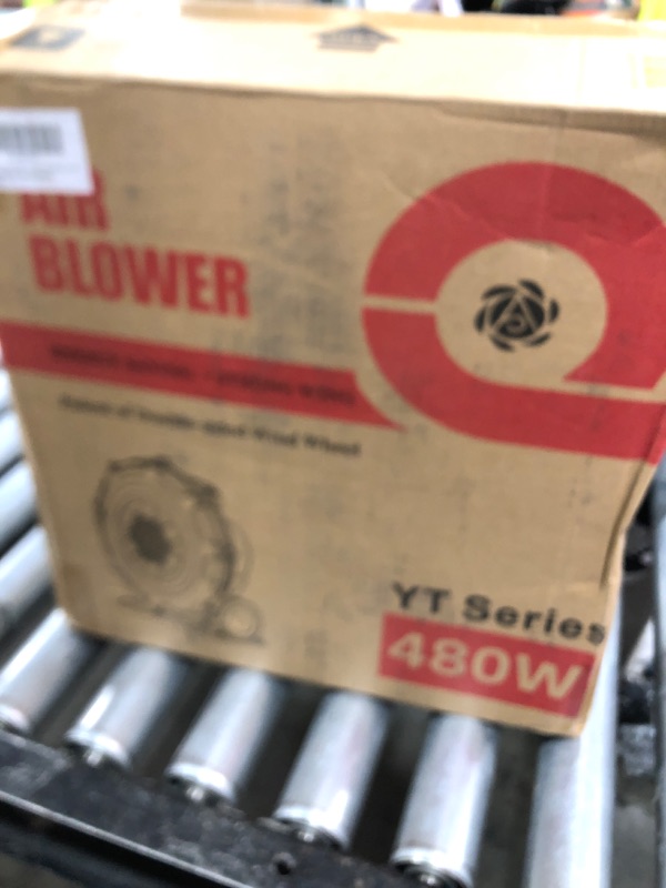 Photo 1 of GONFLABLE Air Blower, 480W 0.64HP Bounce House Blower, Portable Inflatable Bubble HOU-se Blo-wer, Perfect for Inflatable Bounce House, Bouncy Castle, Jumper, Water Slid, Corded(480 Watt 0.6HP)