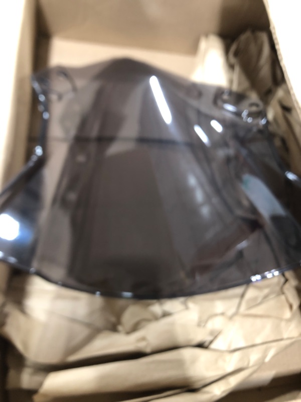 Photo 1 of for Ninja400 Ninja 250 EX400 Windshield Cooter WindScreen WindDeflectors Front Windshield Motorcycle Windscreen PC Material 2018?2023(Gray)