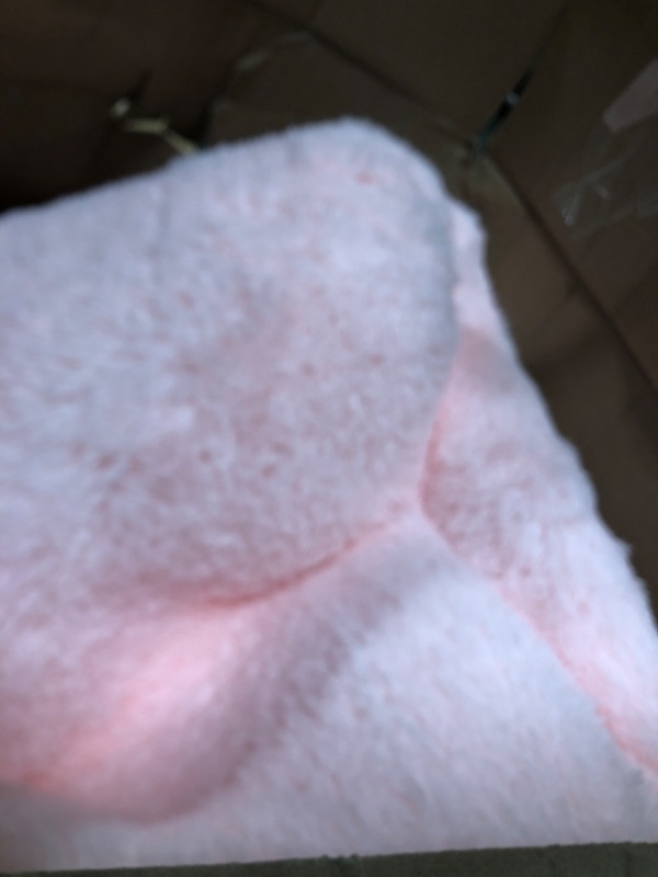 Photo 1 of Ultra Soft Pink Rugs for Bedroom 8x10 Feet, Fluffy Shag Area Rugs for Living Room, Large Comfy Furry Rug for Girls Kids Baby Room Decor Teenage Pastel Princess Rug, Non Slip?