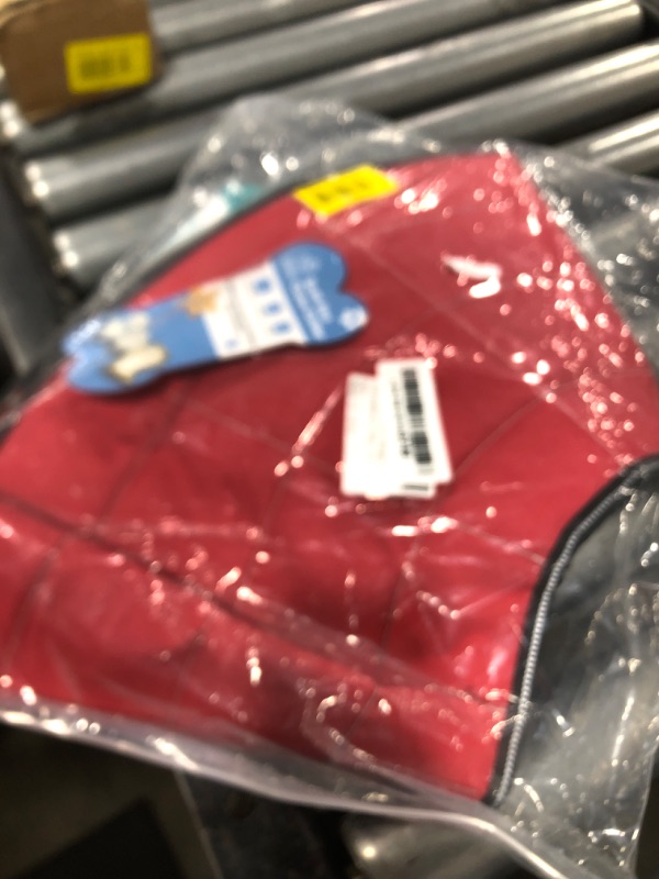 Photo 1 of Dog Cone Soft Surgery Dog Cone Collar - Adjustable Long Foldable Comfortable for Recovery Alternative Prevent Biting Stop Licking Wound Small Medium Large Dogs (Strawberry Red, L)