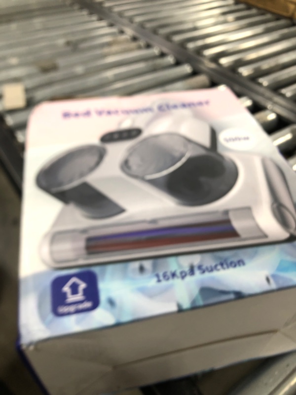 Photo 1 of Bed Vacuum Cleaner Mattress Vacuum with UV 16Kpa Suction HEPA Filter 253.7nm UV-C Light & 30000 Rpm/Min Brushroll Rotation & Heating & Ultrasonic Quintuple Tech , Widened Suction Port, 500W, Corded