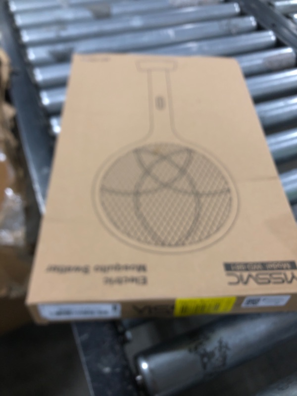 Photo 1 of YISSVIC Electric Fly Swatter 4000V Bug Zapper Racket Dual Modes Mosquito Killer with Purple Mosquito Light Rechargeable for Indoor Home Office Backyard Patio Camping