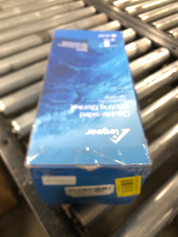Photo 1 of Elegear Revolutionary Cooling Blanket King, Absorbs Heat to Keep Body Cool for Night Sweats, Double Sided Arc-Chill 3.0 Cool Fiber Q-Max>0.5, Cold Summer Blankets for Hot Sleeper, Light Gray