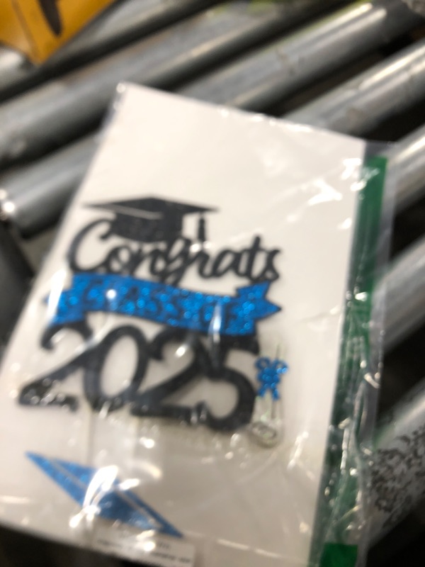 Photo 1 of Graduation Cupcake Toppers Congrats Grad Class of 2025 Cake Decoration for We Are Proud of You Themed Graduation Cap Diploma Cake Decorations I’m Done Party Supplies 31 Pcs Sparkly Glitter Décor