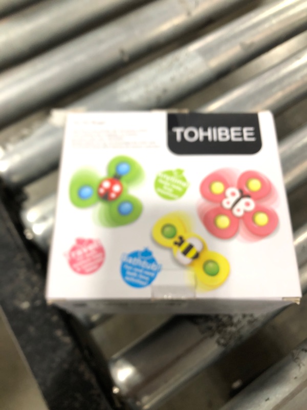 Photo 1 of 3PCS Suction Cup Spinner Toys for 1 2 Year Old Boys Spinning Toys Baby Toys 12-18 Months Sensory Toys for Toddlers 1-3 Easter Basket Stuffers Gifts for 1 Year Old Girls
