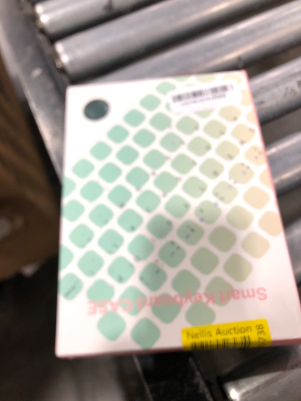 Photo 1 of HENGHUI iPad Mini 7/6th Gen Keyboard Case, Cute Round Key Color Wireless Detachable BT Keyboard Cover, Dark Green