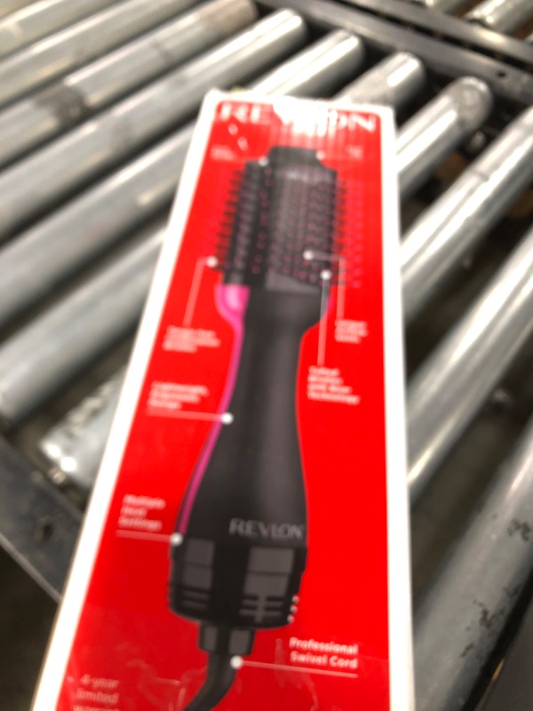 Photo 1 of REVLON One-Step Volumizer Hair Dryer and Styler with Improved Motor – Easy Salon-Style Blowouts – Less Frizz, More Shine, and Reduced Heat Damage, for all Hair Types and Lengths (Black)