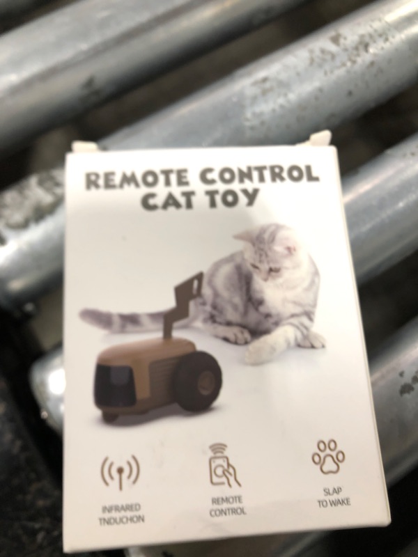 Photo 1 of Heuceou Automatic/Remote Control Cat Toy, Smart Obstacle Avoidance Interactive Cat Toys for Indoor Cat, 2-Speed Kitten Toys, Rechargeable Cat Toys for Bored Indoor Adult Cats Turbo Tail 4.0