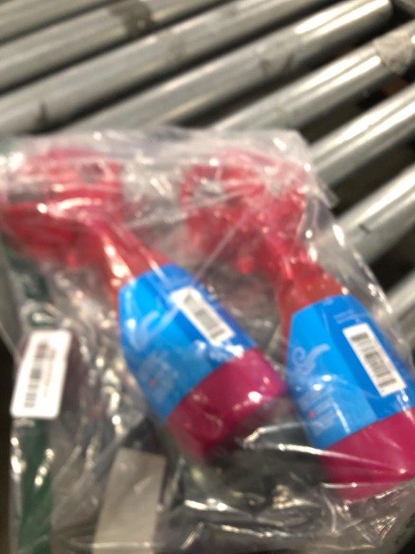 Photo 1 of O2COOL Deluxe Handheld Battery Powered Water Misting Fan (Raspberry) 2 Pack