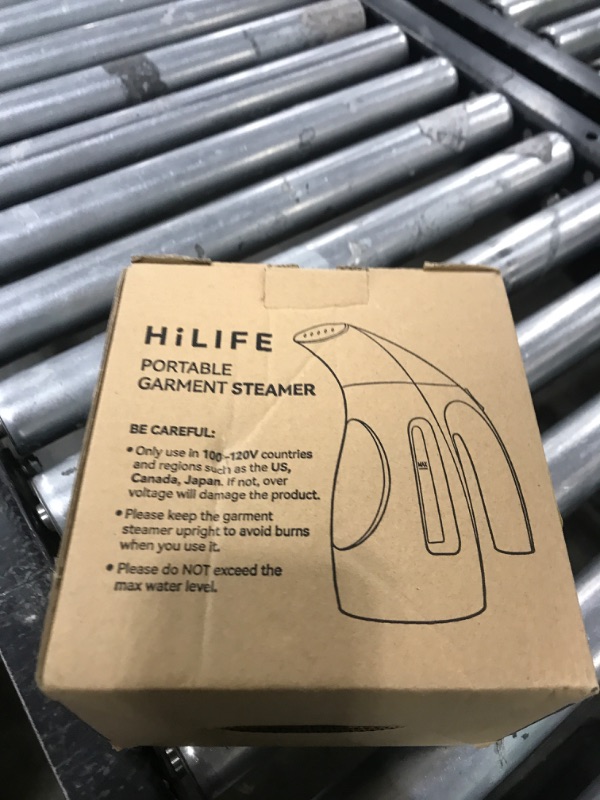 Photo 1 of HiLIFE Steamer for Clothes, Portable Handheld Design, 240ml Big Capacity, 700W, Strong Penetrating Steam, Removes Wrinkle, for Home, Office(ONLY FOR 120V)