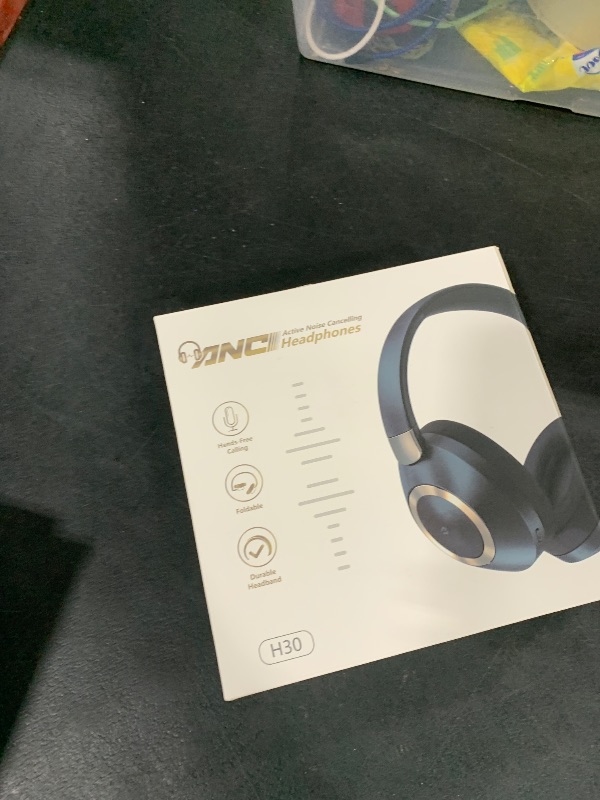Photo 1 of EAORUL Active Noise Cancelling Headphones, 100H Playtime Headphones Wireless Bluetooth, Bluetooth Headphone with Mic, Over Ear Wireless Headphone with Deep Bass,Fast Charging for Travel
