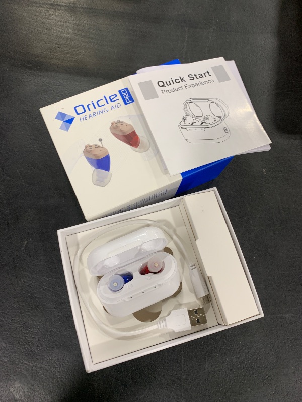 Photo 1 of Oracle Pro Hearing Aids for Seniors - Oricle 16 Channel Hearing Aids with Noise Cancellation & Improved Sound Processing - OTC CIC Hearing Aids for Hearing Loss in Adults