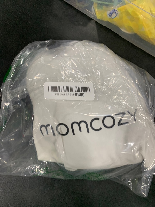 Photo 1 of Momcozy Baby Wrap Carrier, Easy to Wear Infant Carrier Slings, Lightweight Hands Free Baby Sling, Adjustable Baby Carriers for Newborn to Toddler 8-35 lbs, Black