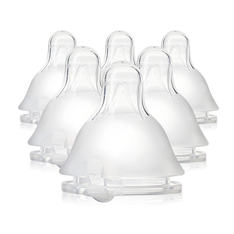 Photo 1 of Evenflo Balance Plus Standard Neck Nipples for use with Evenflo Balance Plus Standard Neck Bottles, Medium Flow for 3 Months and up, 6-Pack