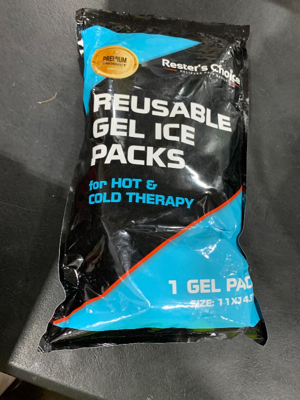 Photo 1 of Gel Soft Flexible Ice Pack for Injuries Reusable - (Large: 11"x14.5") for Hip, Shoulder, Knee, Back - Comfy Cold Pack Compress for Swelling, Bruises, Surgery