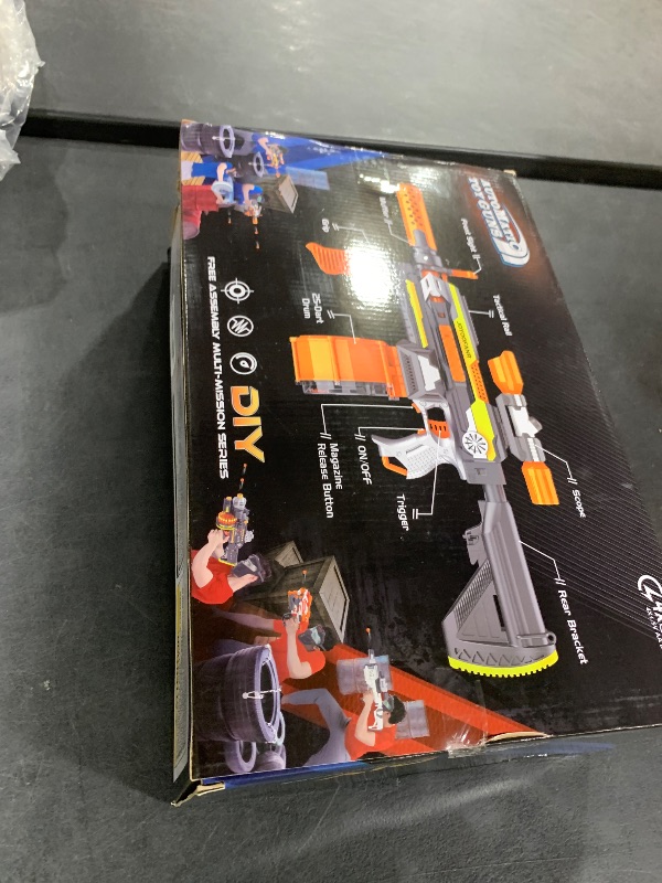 Photo 1 of Toy Guns Automatic Machine Gun with Tactical Vest Kit -Toy Sniper Gun Rifle with Bipod - Drum Magazine Clips and 120 Darts -Toys Foam Guns for Boys 8-12 Kids Adults Gifts for Birthday Christmas