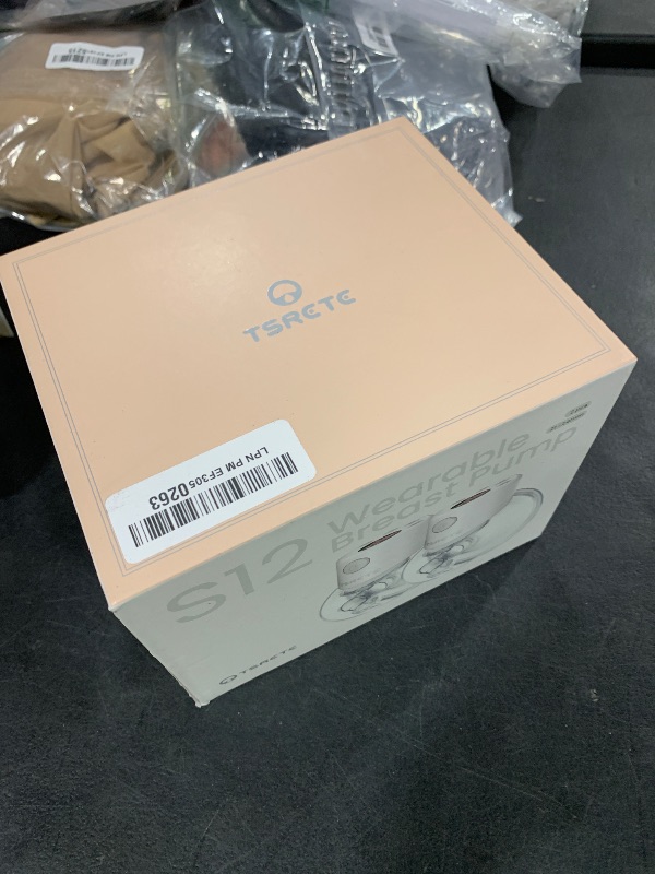 Photo 1 of TSRETE Double Wearable Breast Pump, Electric Hands-Free Breast Pumps with 2 Modes, 9 Levels, LCD Display, Memory Function Rechargeable with Massage and Pumping Mode 24mm Flange-Green