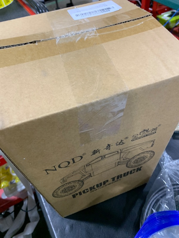 Photo 1 of Powvan Cybertruck RC Car Alloy Truck 1:16 Metal Big Remote Control Car 2.4 GHz 2WD All Terrain RTR Trucks Aluminum Shock Climbing 35° Angles Dual Motor Braking with 40-Minute Super Long Battery Life