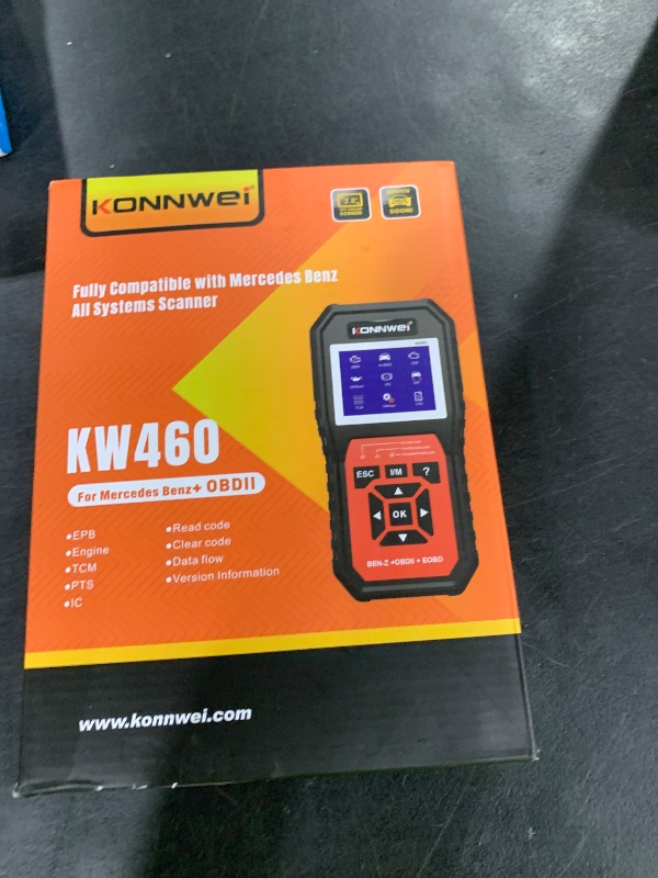 Photo 1 of KONNWEI OBD2 Scanner fit for Mercedes Benz Smart,obd2 Scanner Diagnostic Tool,All Reset Service,Complete OBD 2 Function, Full Vehicle System scan,Oil?EPB?ESP?ECU Reset, etc.