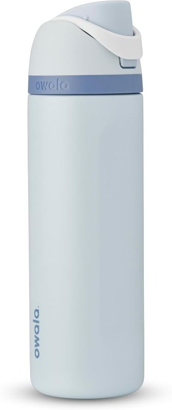 Photo 1 of Owala Disney Princess FreeSip Insulated Stainless Steel Water Bottle with Straw for Sports and Travel, BPA-Free Sports Water Bottle, 24 oz, Cinderella
