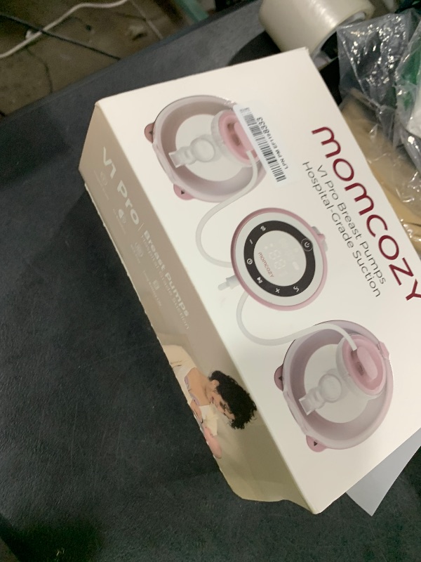 Photo 1 of Momcozy Breast Pump V1 Pro Hospital-Grade, Hands-Free & Portable Wearable Pump, Upgraded Electric Pump with 3 Fine-Tuned Rhythms|15 Levels, Come with Leak-Proof DoubleFit Flange, Cozy Red.
