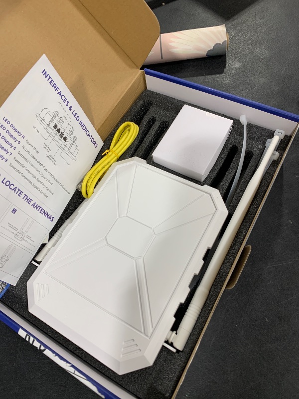 Photo 1 of AX1800 Outdoor WiFi Extender, IP67 Weatherproof Outdoor Wireless Access Point, Supports Extender/AP/Repeater, Dual Band High Power Long Range Outdoor WiFi Extenders Booster for Farm Backyards Garages