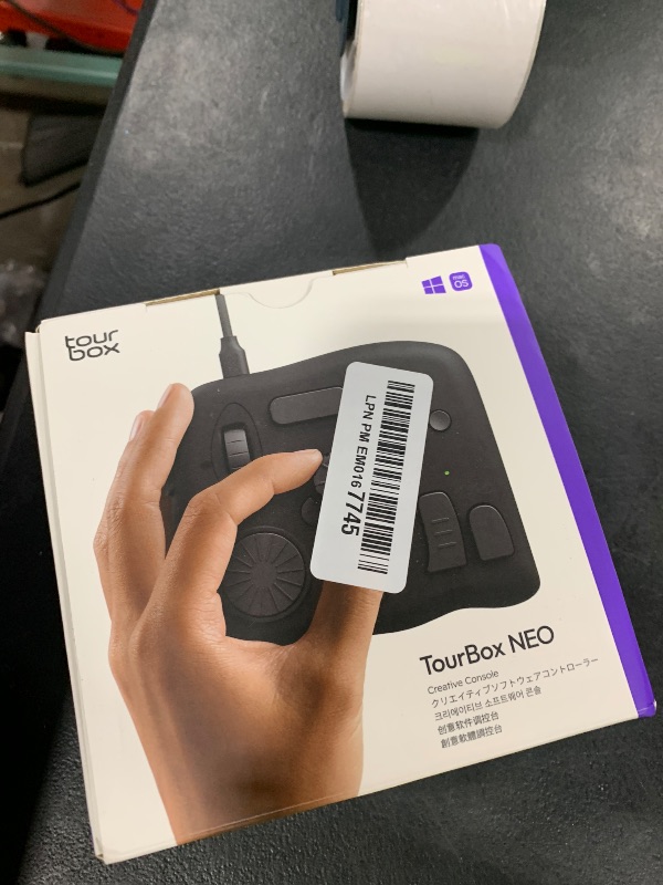 Photo 1 of TourBox NEO - Custom Controller for Photo Video Editing, Color Grading, Illustration, MacOS/Windows, Photoshop Lightroom Davinci Resolve After Effects Premiere Final Cut Pro Programmable Keyboard