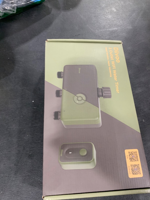 Photo 1 of Diivoo WiFi Sprinkler Timer 3 Zone, Smart Water Hose Timer Compatible with Alexa and Google, Remote Control Irrigation, Automatic Manual Watering, Rain Delay, for Garden, Yards and Lawns (2.4Ghz Only)