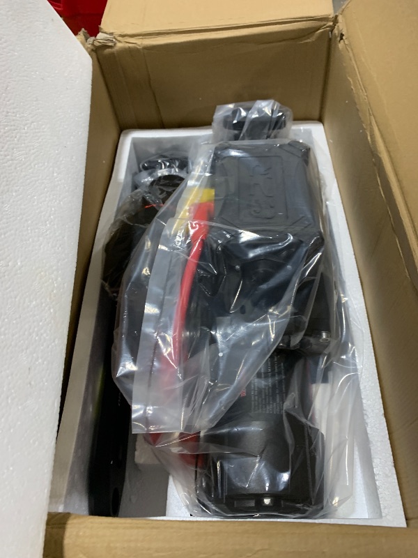 Photo 1 of OPENROAD 13500 lb Recovery Winch with Synthetic Rope and 2 Wireless Remotes - IP68 Waterproof 12V Electric Winch for Jeep, SUV, Truck & Trailer - Panther Series 3S