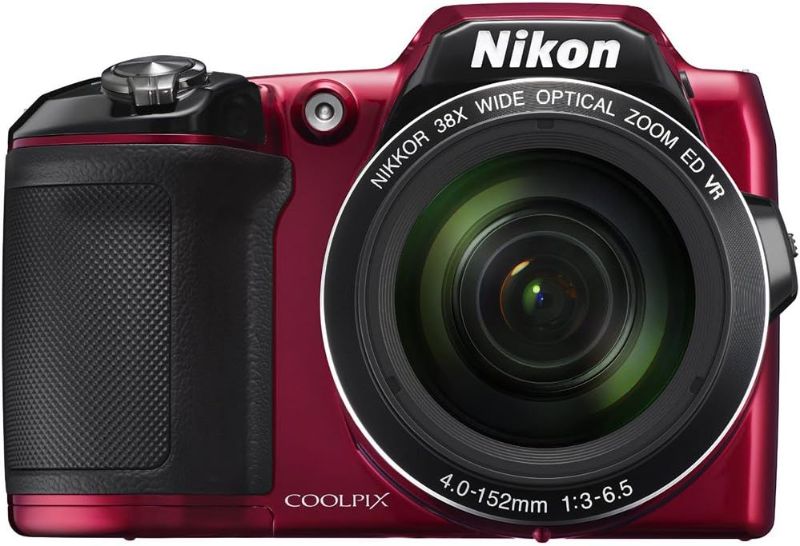Photo 1 of Nikon COOLPIX L840 Digital Camera with 38x Optical Zoom and Built-in Wi-Fi (Red) (Renewed)

