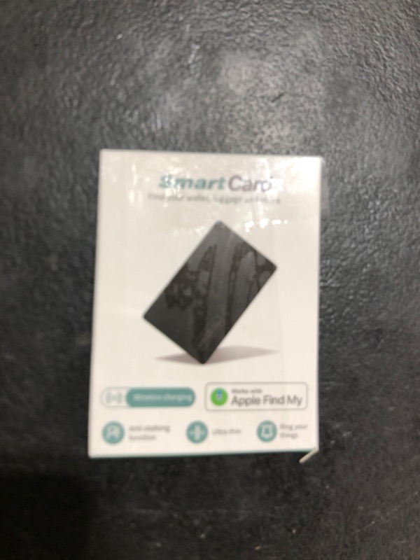Photo 1 of VODESON Waterproof Smart Wallet Tracker Card - Works with Apple Find My, Wireless Charging, Ideal for Luggage, Phones, Passports - IP68, iOS Compatible Key Finder