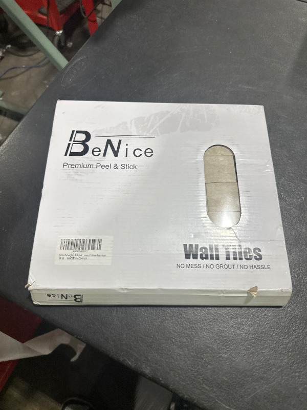 Photo 1 of BeNice Peel and Stick Backsplash for Kitchen,Bathroom Wall Backsplash Tile Peel and Stick Shower Tiles Waterproof(10sheets,Rustic Beige)