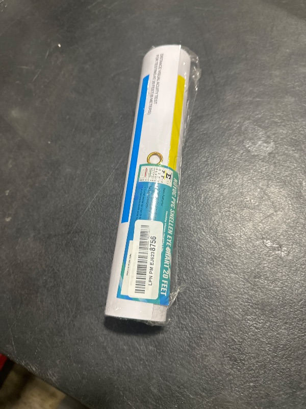 Photo 1 of Eye Chart, Upgraded Snellen Eye Chart for Eye Exams 20 Feet, 22x11 Inches Plastic Low Vision Eye Charts Wall Chart with Metal Eyelet for Kids Gifts Wall Decoration (20 Feet Test Distance)