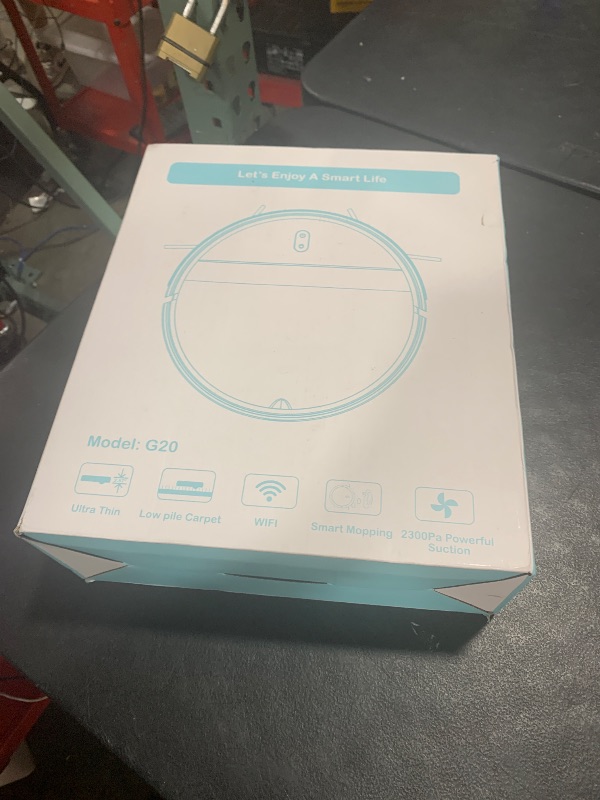 Photo 1 of Kilgone Robot Vacuum and Mop Combo - WiFi/Alexa/App, Robotic Vacuum Cleaner, Ultra-Slim & Quiet, Tangle-Free, Auto Recharge, Multi-Surface Cleaning, Cleans Carpets, Hard Floors & Pet Hair Efficiently