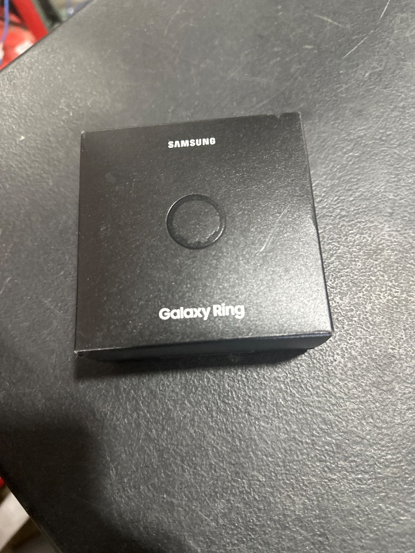 Photo 1 of Samsung Galaxy Ring, AI Smart Ring, Size First w/Sizing Kit, No App Subscription, Fitness Monitor, Sleep Tracker, Up to 7-Day Battery, Size 9, Titanium Black [US Version, 1Yr Manufacturer Warranty]