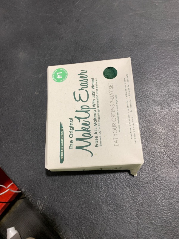 Photo 1 of The Original MakeUp Eraser, 7-Day Set, Erase All Makeup with Just Water, Including Waterproof Mascara, Eyeliner, Foundation, Lipstick, Sunscreen, and More, Eat Your Greens Neutrals, 7ct.