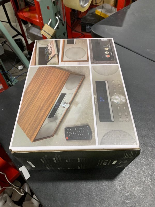 Photo 1 of Crosley CR3501A-WA Fleetwood Bluetooth FM Clock Radio and CD Player, Walnut