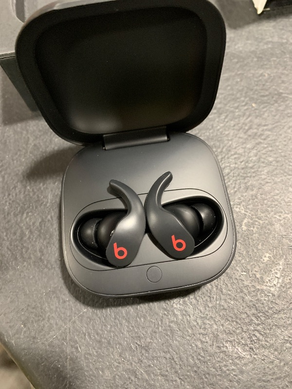 Photo 1 of Beats Fit Pro - True Wireless Noise Cancelling Earbuds - Apple H1 Headphone Chip, Compatible with Apple & Android, Class 1 Bluetooth, Built-in Microphone, 6 Hours of Listening Time - Beats Black