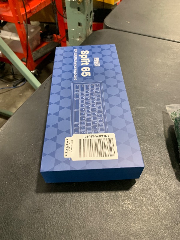 Photo 1 of EPOMAKER Split65 QMK/VIA Programmable Keyboard, Wireless Mechanical Keyboard in 2.4Ghz/Bluetooth/Type-C, Ergonomic Gaming Keyboard in Split Layout with RGB Backlit (Flamingo Switch)