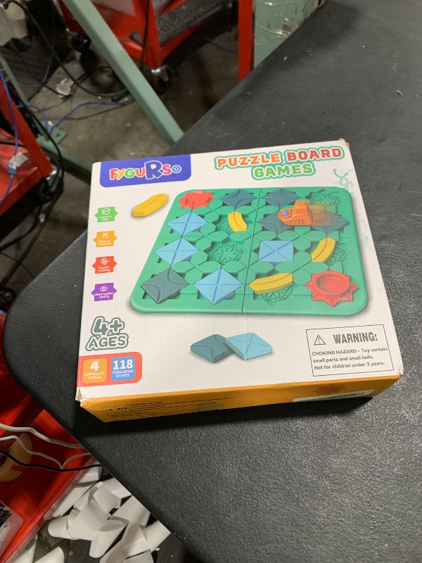 Photo 1 of fygurso STEM Board Games,Puzzle Logical Builder Kids Toys,Preschool Montessori Brain Teasers Birthday Gifts for Kids 4-8 Years Old