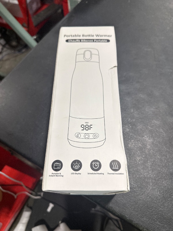 Photo 1 of Barchrons Portable Bottle Warmer for Travel, 9000mAh Baby Bottle Warmer for Breastmilk with Timer & Accurate Temperature Control, Milk Warmer for Baby On-The-Go Rapid Heating Mothers Day Gifts for Mom