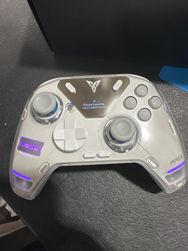 Photo 1 of FLYDIGI APEX 4 Wireless PC Controller Forceflex Joystick Forceadapt Trigger 1000Hz Report Rate Full-Color LCD Display 1500mAh Battery Stereo Vibration PC/Switch/Switch2/TV/Android/Laptop
