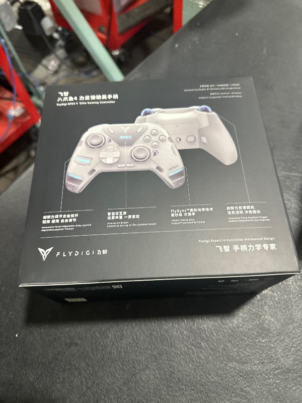 Photo 1 of FLYDIGI APEX 4 Wireless PC Controller Forceflex Joystick Forceadapt Trigger 1000Hz Report Rate Full-Color LCD Display 1500mAh Battery Stereo Vibration PC/Switch/Switch2/TV/Android/Laptop