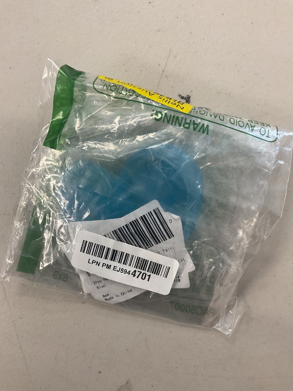 Photo 1 of Angoily Silicone Ear Covers, 2PCS Ear Covers for Hair Dye, Waterproof Ear Covers for Shower, Hair Salon Dye Hair Dryer, 8.00X4.50X2.50CM, Blue