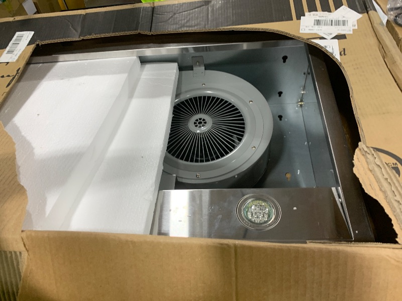 Photo 1 of Empava Ducted Under Cabinet Stove Range Hood Vent 36 Inch, 500 CFM | Dual Sealed Aluminum Motor | Push Button Control | 3-Speeds | ETL Certification, Stainless Steel