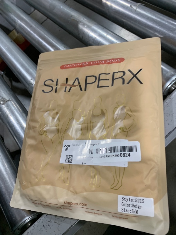 Photo 1 of SHAPERX Women's Shapewear Bodysuit Tummy Control Body Shaper Seamless Sculpting Snatched Waist Body Suit?SZ5215-Beige-S/M