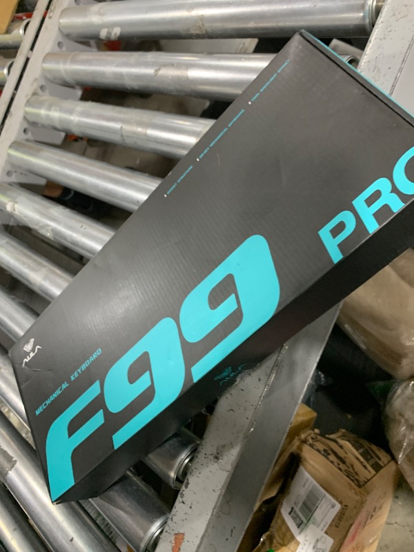 Photo 1 of AULA F99 Pro Wireless Mechanical Keyboard with Knob,Tri-Mode BT5.0/USB-C/2.4GHz Hot Swappable Keyboard,Pre-lubed Switches,RGB Backlit PBT Keycaps Computer Gaming Keyboards (Side Printed Black)
