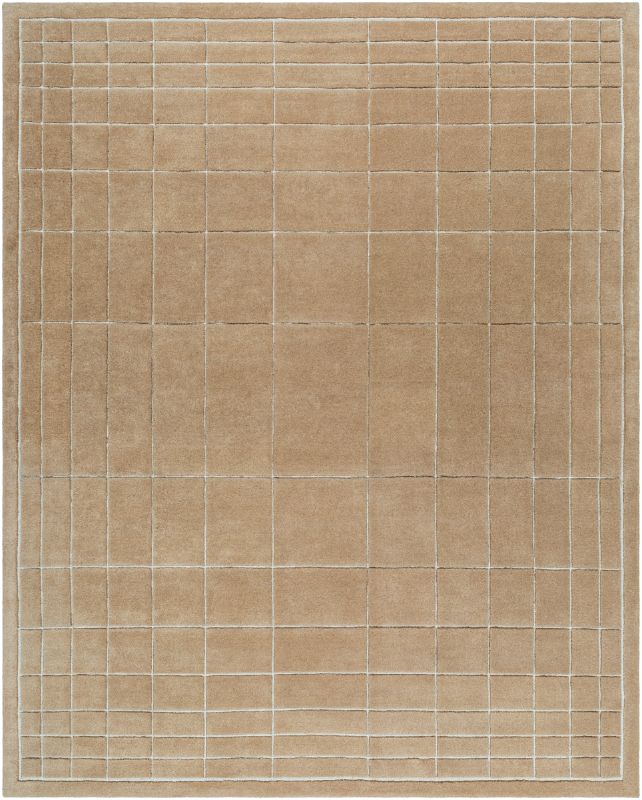 Photo 1 of BKO2338-576 5 Ft. X 7 Ft. 6 in. Brook Hand Made Rectangle Area Rug, Sand & Khaki