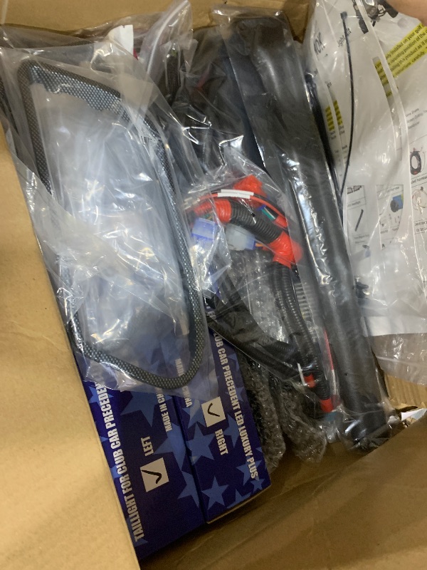 Photo 1 of NOKINS for Club Car Tempo LED Light Kit, Golf Cart Deluxe Headlight,Low/High Beam Adjustment,QC3.0 USB Charging,Scanning Turn Signal Tail Light,20A DC Converter